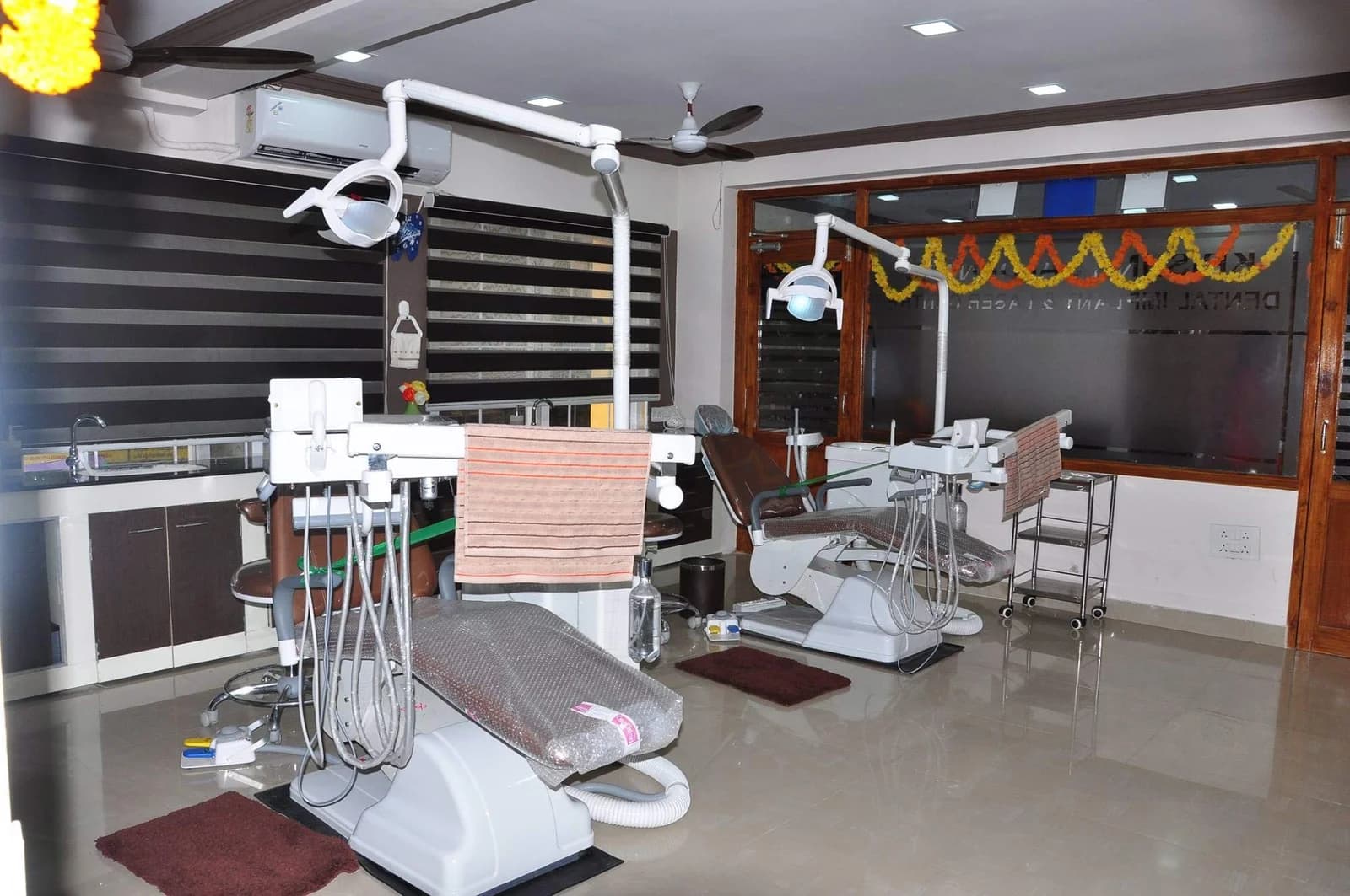 Dedicated sterile surgical operatory suite at Krishna Sai Dental